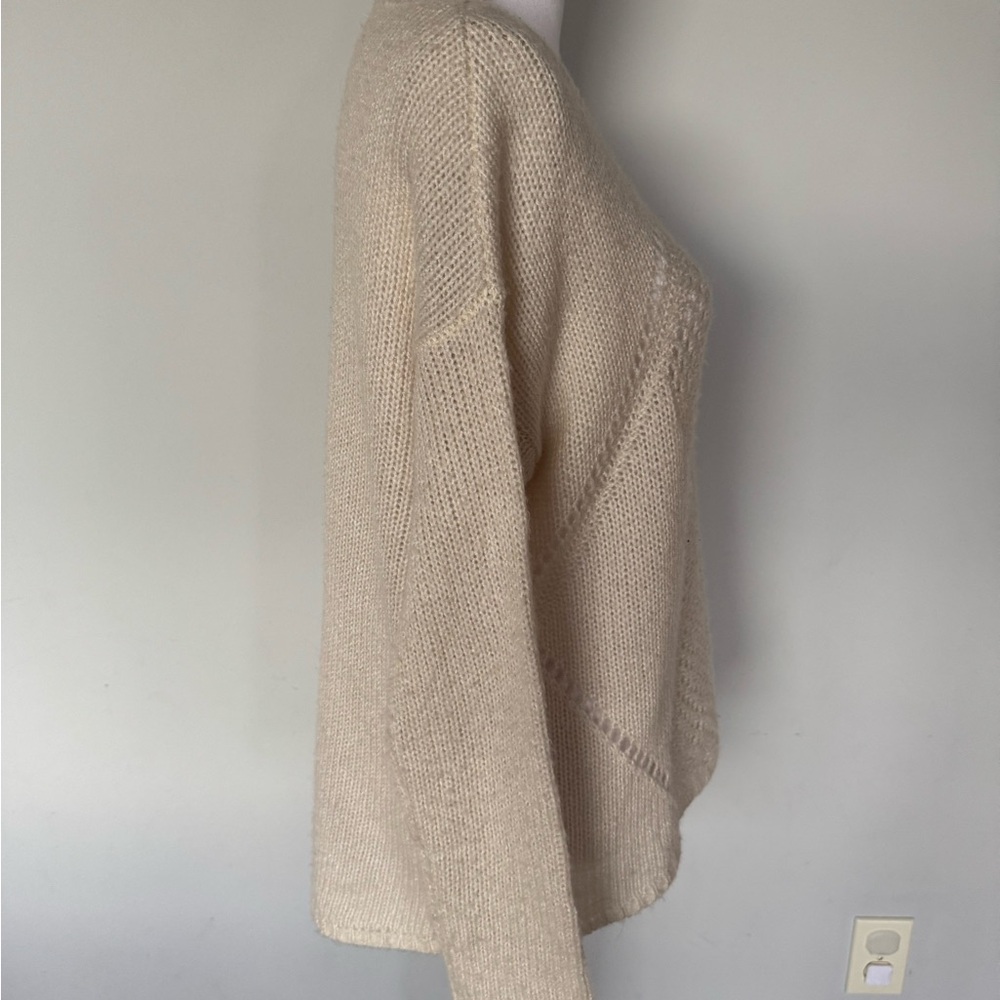 Delia*s Cream Knit Sweater | L | EUC | Cozy | Neutral | Relaxed Fit - Picture 4 of 9